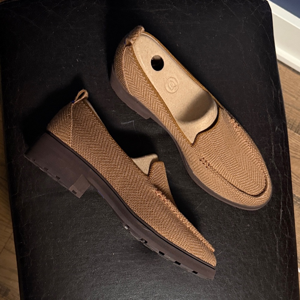 Rothy's Tan Woven Women's Slip-On Loafers - Picture 3 of 4